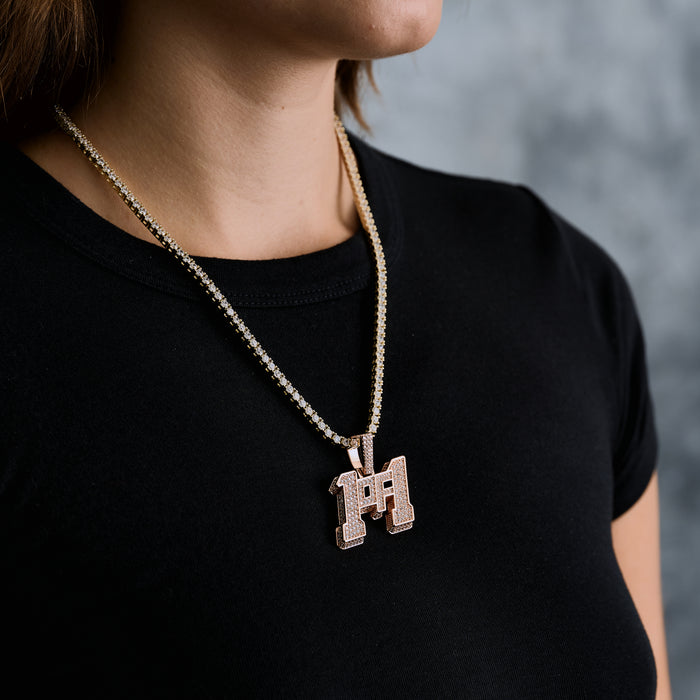 "1of1" Pendant in Rose Gold