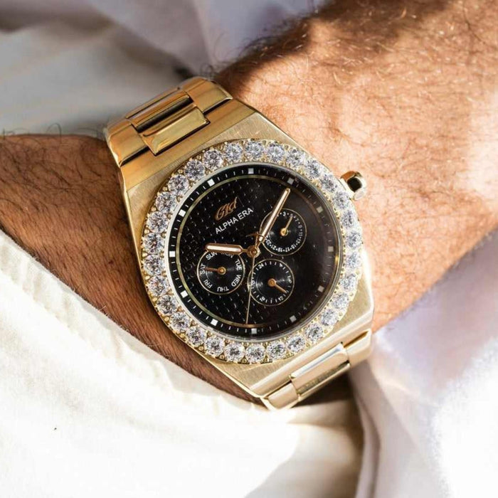 Alpha Era Gold - Iced Bezel - The GLD Shop