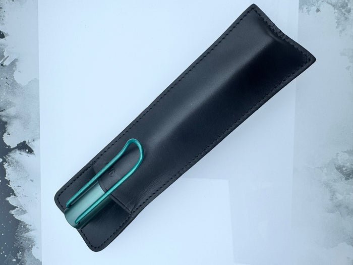 Lamy Leather Pen Sleeve - Black.( for Lamy Swift pens)-Pen Boutique Ltd