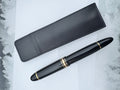 Lamy Leather Pen Sleeve - Black.( for Lamy Swift pens)-Pen Boutique Ltd