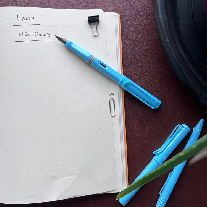 Lamy Safari Fountain Pen - Aqua Sky 2023 (Special Edition)-Pen Boutique Ltd