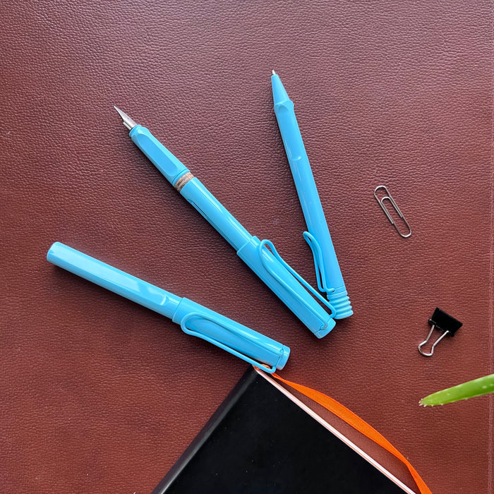 Lamy Safari Ballpoint Pen - Aqua Sky 2023 (Special Edition)-Pen Boutique Ltd