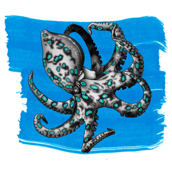 Anderillium Cephalopod Ink - Blue - Ringed Octopus Blue - 1.5 oz - Pen Boutique Ltd