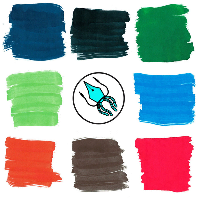 Anderillium Sample Ink Set - Cephalopod - 0.5 oz (8 Colors) - Pen Boutique Ltd
