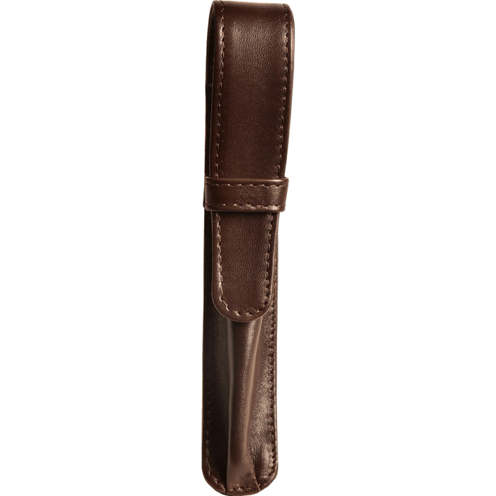 Aston Leather Brown Single Pen Holder - Pen Boutique Ltd