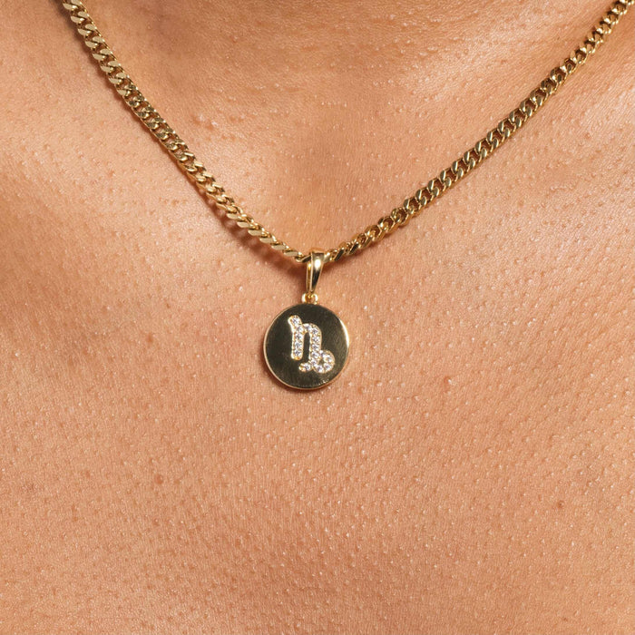 18k Gold Plated / Yellow Gold / Capricorn