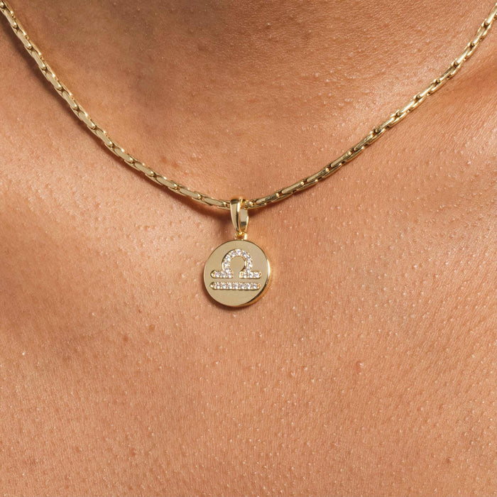 18k Gold Plated / Yellow Gold / Libra