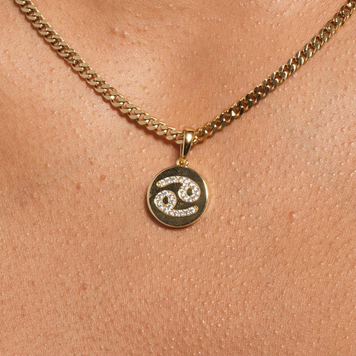 18k Gold Plated / Yellow Gold / Cancer