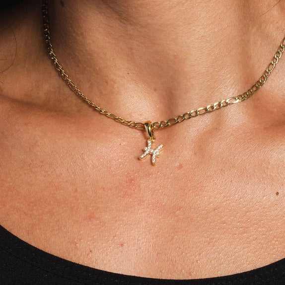 18k Gold Plated / Yellow Gold / Pisces