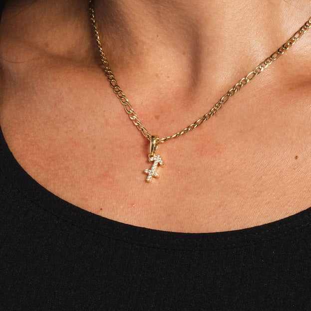 18k Gold Plated / Yellow Gold / Sagittarius