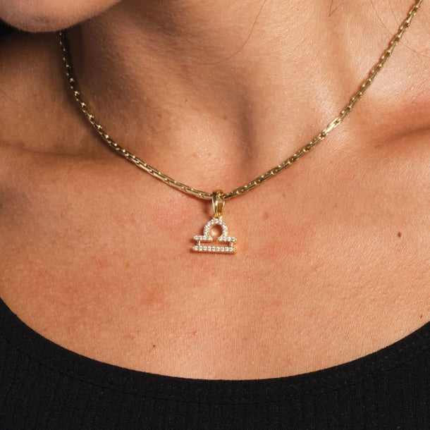 18k Gold Plated / Yellow Gold / Libra
