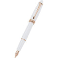 Aurora Ipsilon Fountain Pen - Seasons - Winter White - Rose Gold Trim - Pen Boutique Ltd