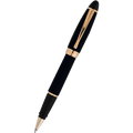 Aurora Ipsilon Rollerball Pen - Satin Black - Rose Gold Trim - Pen Boutique Ltd