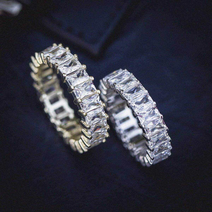 Baguette Ring in White Gold - The GLD Shop