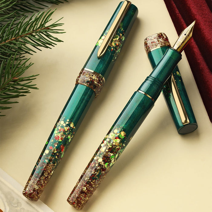 Benu Haute Fountain Pen - Tribute to Emerald Eve (Christmas Special Edition) - Pen Boutique Ltd