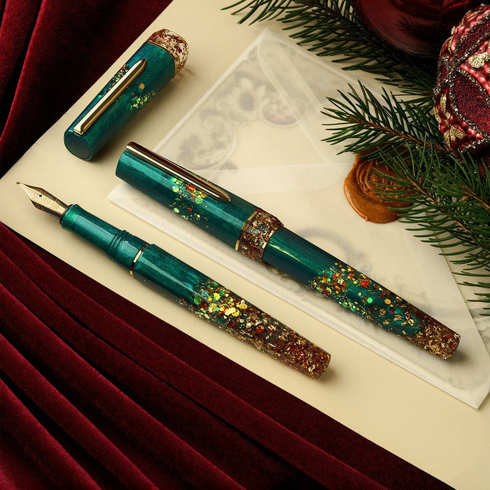 Benu Haute Fountain Pen - Tribute to Emerald Eve (Christmas Special Edition) - Pen Boutique Ltd