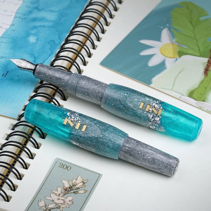 Benu Pixie Fountain Pen - Aqua Glow - Pen Boutique Ltd
