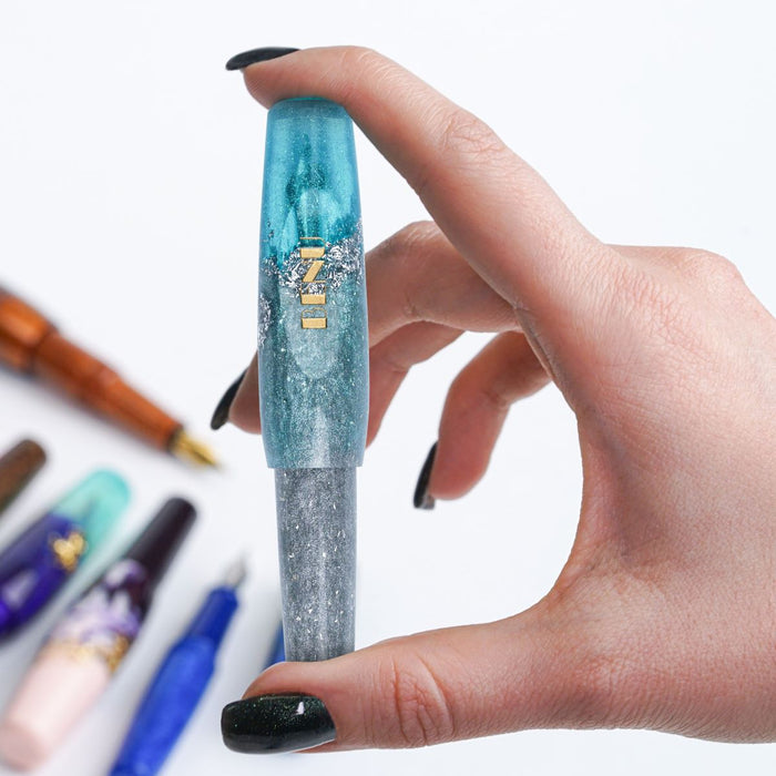 Benu Pixie Fountain Pen - Aqua Glow - Pen Boutique Ltd