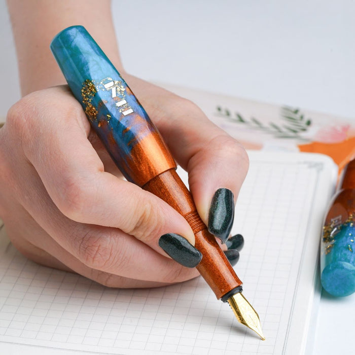Benu Pixie Fountain Pen - Aurora Gold - Pen Boutique Ltd