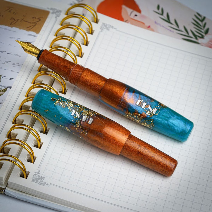 Benu Pixie Fountain Pen - Aurora Gold - Pen Boutique Ltd