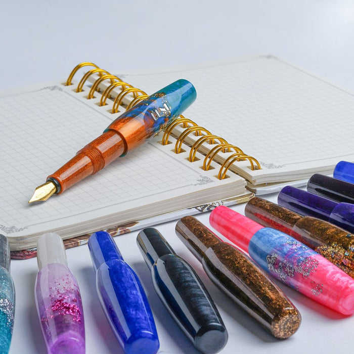 Benu Pixie Fountain Pen - Aurora Gold - Pen Boutique Ltd