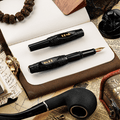 Benu Pixie Fountain Pen - Black Jolly Roger - Pen Boutique Ltd