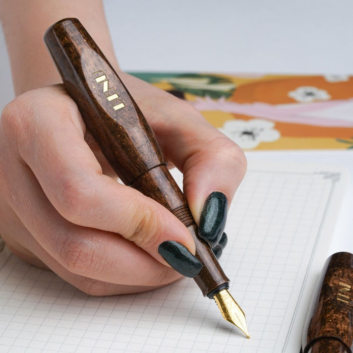 Benu Pixie Fountain Pen - Coffee Brown - Pen Boutique Ltd