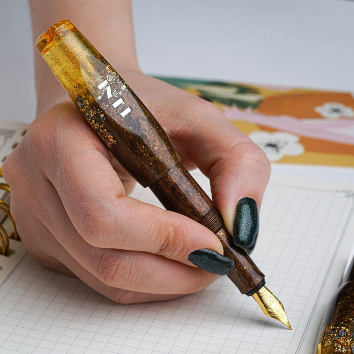 Benu Pixie Fountain Pen - Honey Bronze - Pen Boutique Ltd
