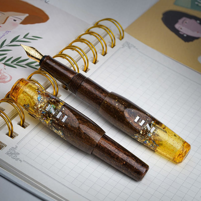 Benu Pixie Fountain Pen - Honey Bronze - Pen Boutique Ltd