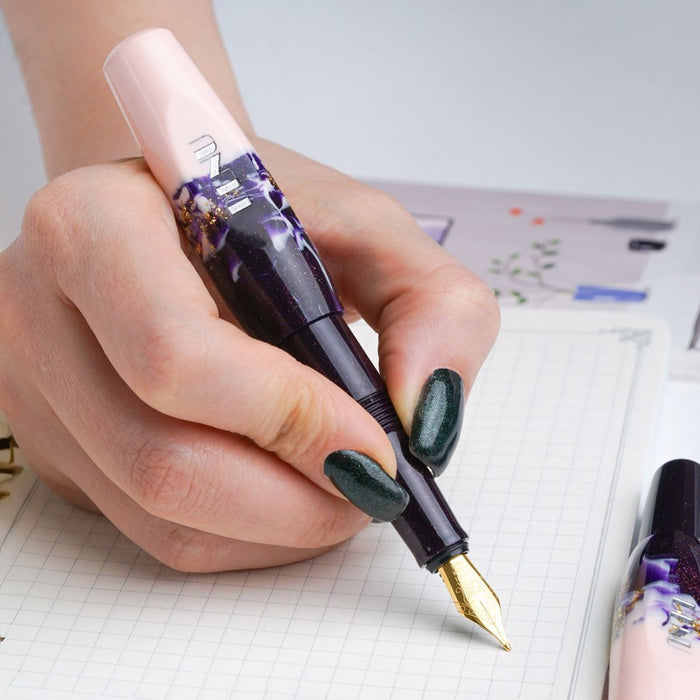 Benu Pixie Fountain Pen - Plum Cream - Pen Boutique Ltd