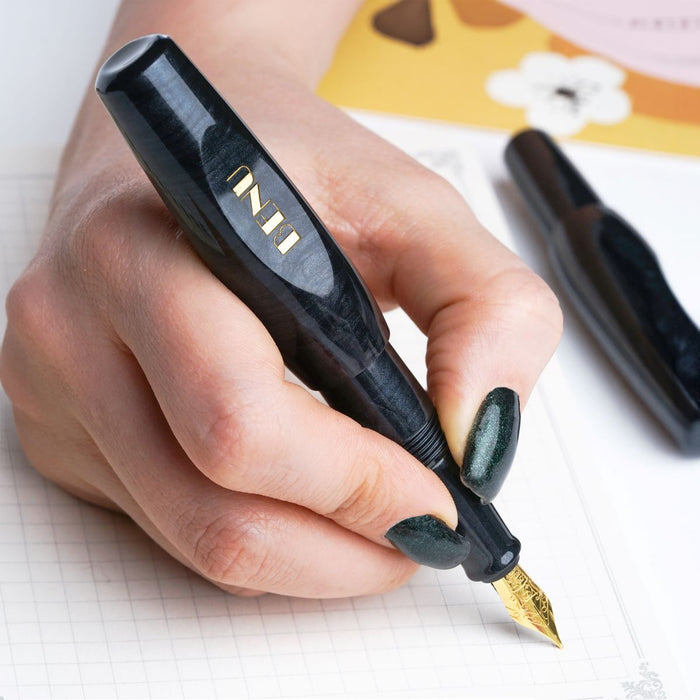Benu Pixie Fountain Pen - Smoky Black - Pen Boutique Ltd