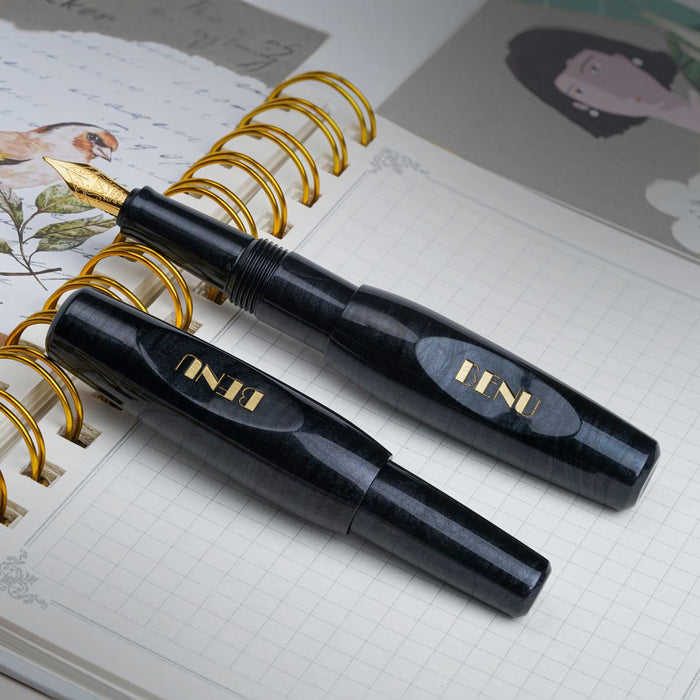 Benu Pixie Fountain Pen - Smoky Black - Pen Boutique Ltd