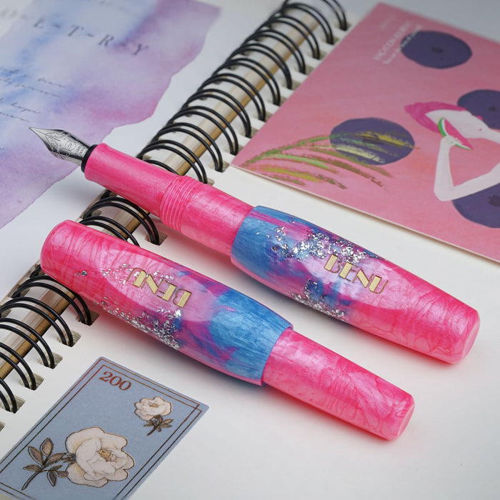 Benu Pixie Fountain Pen - Stardust Pink - Pen Boutique Ltd
