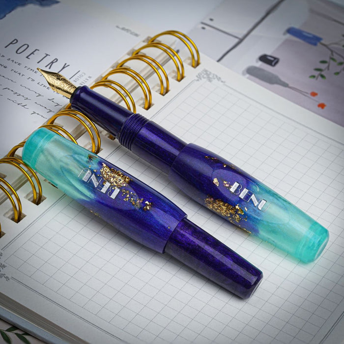 Benu Pixie Fountain Pen - Twilight Lagoon - Pen Boutique Ltd