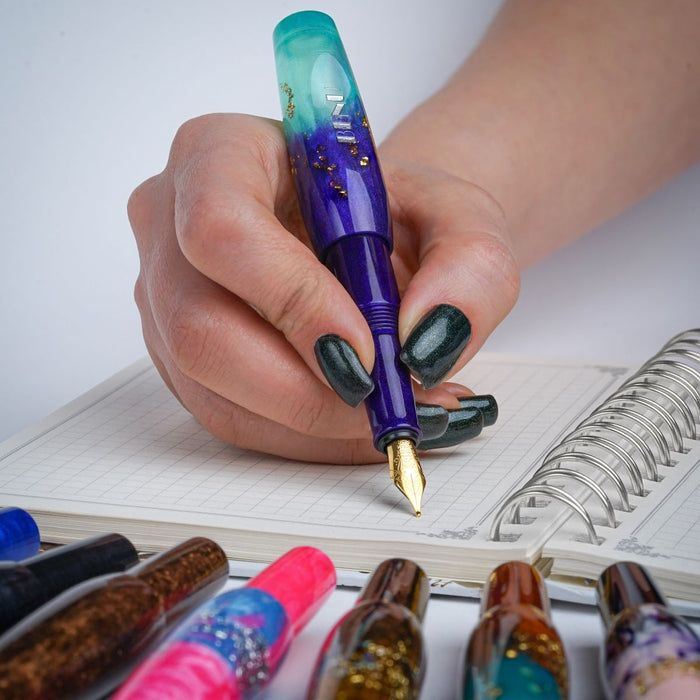 Benu Pixie Fountain Pen - Twilight Lagoon - Pen Boutique Ltd