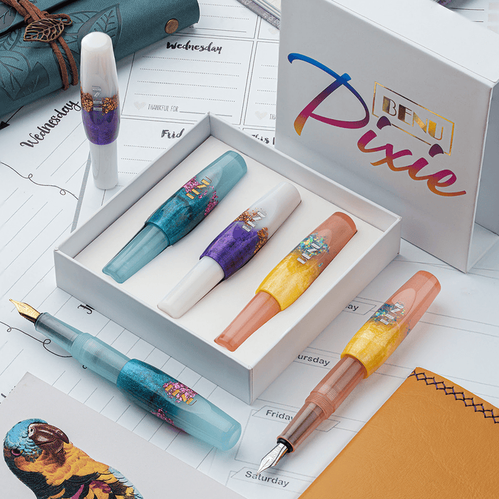 Benu Pixie Fountain Pen Set - Luminous Haze - Pen Boutique Ltd