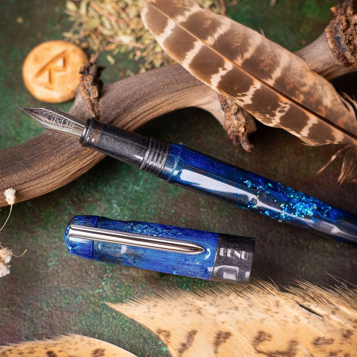 Benu Talisman Fountain - Hawk's Eye - Pen Boutique Ltd
