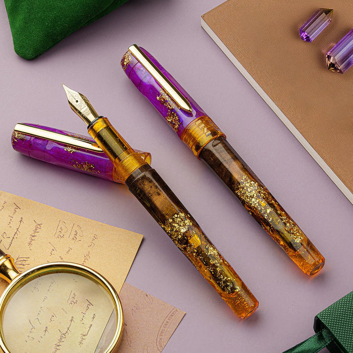 Benu Talisman Fountain Pen - Ametrine - Pen Boutique Ltd