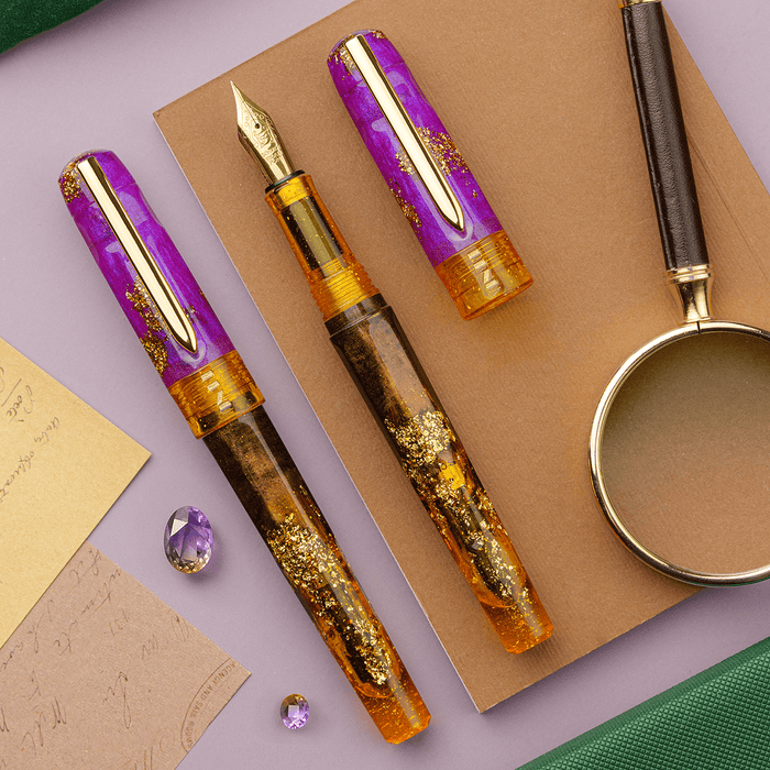 Benu Talisman Fountain Pen - Ametrine - Pen Boutique Ltd