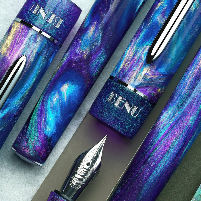 Benu Tribute Fountain Pen - Monet - Pen Boutique Ltd