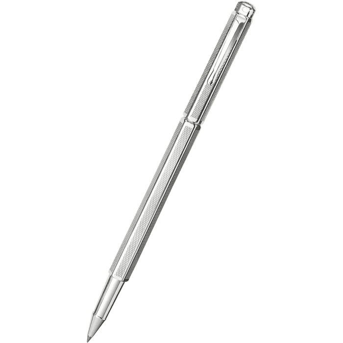 Caran d Ache Ecridor "Retro" Rollerball Pen - Silver Plated - Pen Boutique Ltd