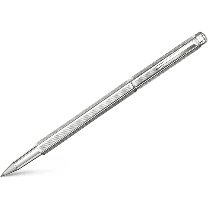 Caran d Ache Ecridor "Retro" Rollerball Pen - Silver Plated - Pen Boutique Ltd