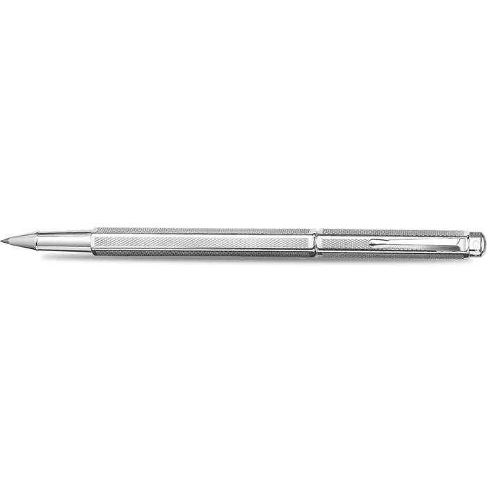 Caran d Ache Ecridor "Retro" Rollerball Pen - Silver Plated - Pen Boutique Ltd