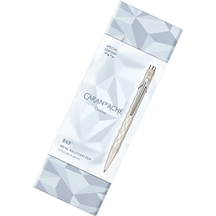 Caran d'Ache 849 Ballpoint Pen - Alpine Frost White - Pen Boutique Ltd