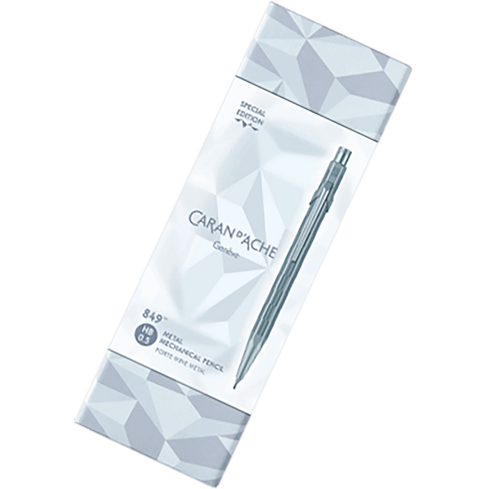 Caran d'Ache 849 Mechanical Pencil - Alpine Frost Blue - 0.5mm - Pen Boutique Ltd