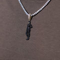 Cat Woman Body Official DC Comics Pendant in Yellow Gold