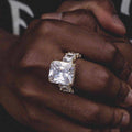 Center Stone Baguette Band Ring - The GLD Shop