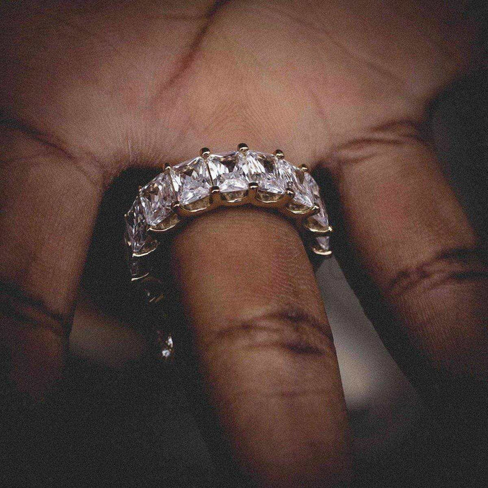 Center Stone Baguette Band Ring - The GLD Shop