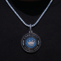 Charlotte FC Official MLS Logo Pendant in White Gold