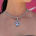Colorado Rapids Official MLS Logo Pendant in White Gold